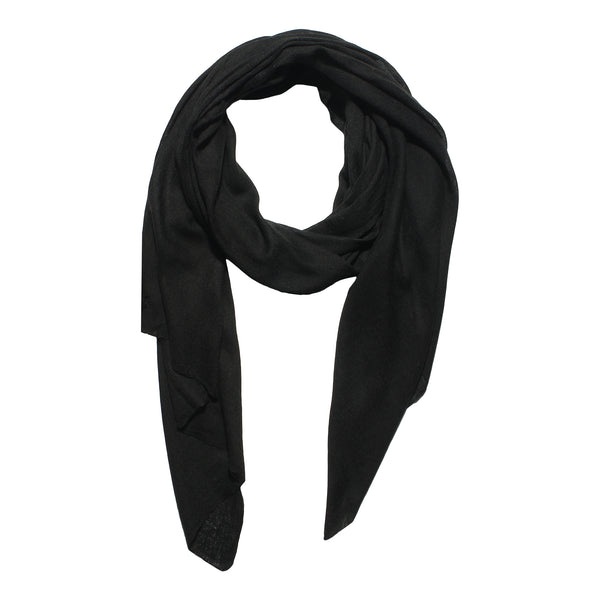 Micro Wool Solid Women Stole | Lightweight Essential (80 × 28 Inches)