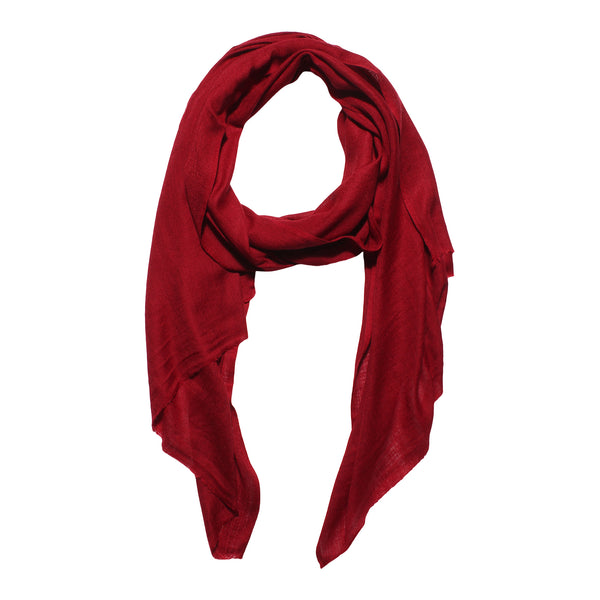 Micro Wool Solid Women Stole | Lightweight Essential (80 × 28 Inches)