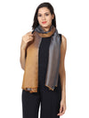 Reversible Bamboo Silk Women Stole | Elegant Dual-Tone Statement Wrap (80 × 28 Inches)