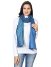 Reversible Bamboo Silk Women Stole | Elegant Dual-Tone Statement Wrap (80 × 28 Inches)