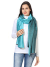 Reversible Bamboo Silk Women Stole | Elegant Dual-Tone Statement Wrap (80 × 28 Inches)