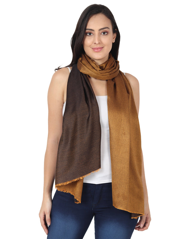Reversible Bamboo Silk Women Stole | Elegant Dual-Tone Statement Wrap (80 × 28 Inches)