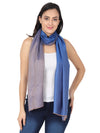 Reversible Bamboo Silk Women Stole | Elegant Dual-Tone Statement Wrap (80 × 28 Inches)