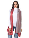 Reversible Bamboo Silk Women Stole | Elegant Dual-Tone Statement Wrap (80 × 28 Inches)