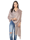 Micro Wool Solid Women Stole | Lightweight Essential (80 × 28 Inches)