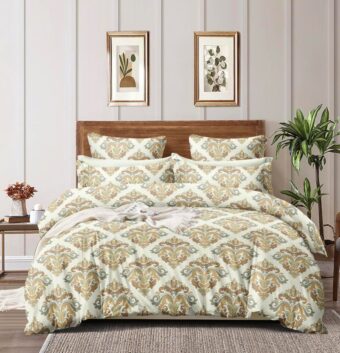 Cotton Elastic Fitted King Size Double Bedsheet