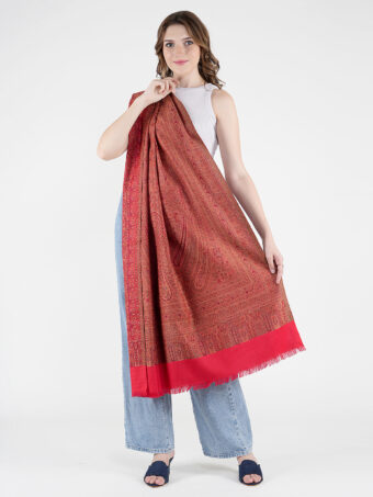 Womens Fine Wool Shawl, Extra Soft Warm - Image 2