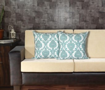Single Reversible Printed Cotton Cushion Covers | Traditional Embroidered