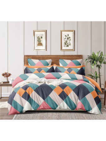 Cotton Elastic Fitted King Size Double Bedsheet