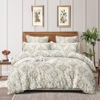 Cotton Elastic Fitted King Size Double Bedsheet