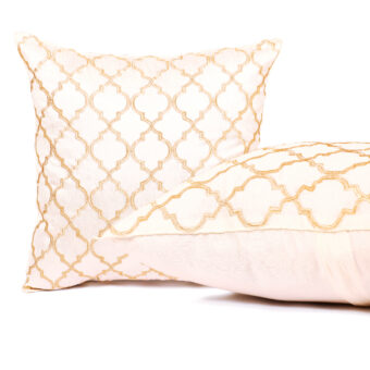 Single Silk Cushion Cover Embroidered - Image 2