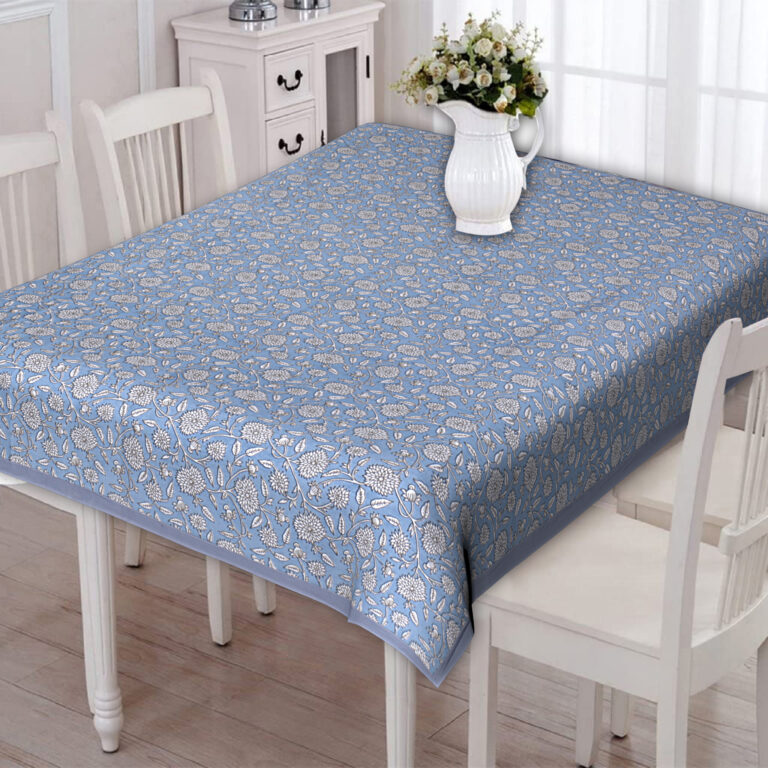 Cotton Rectangular 4 Seater Center Table Cloth Cover, 40 x 60 Inches