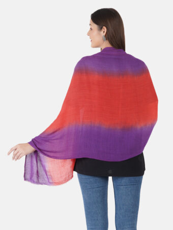 SOFT WOOL STOLE OMBRE - Image 5