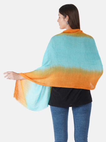SOFT WOOL STOLE OMBRE - Image 3