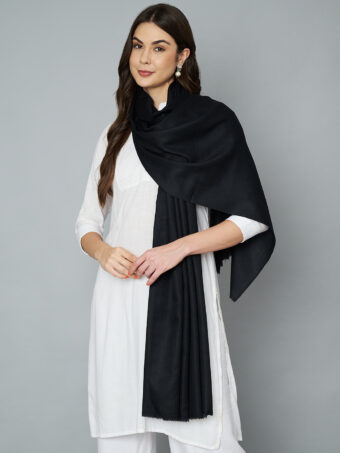 Womens Fine Wool Shawl, Extra Soft Warm - Image 3
