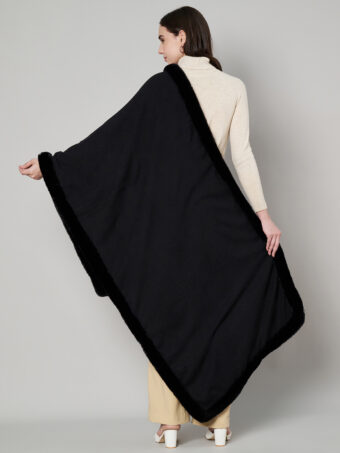 Women Faux fur on all four sides, STOLE - Image 2