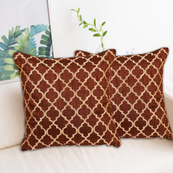 Single Silk Cushion Cover Embroidered