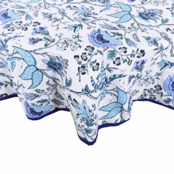Cotton Round Table Cloth Cover 4 Seater Dining Table - Image 2
