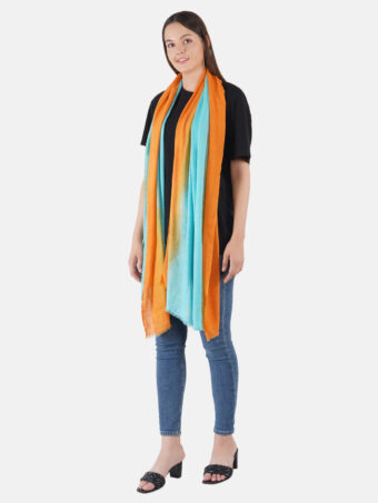 SOFT WOOL STOLE OMBRE - Image 4