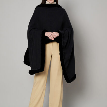 Women Faux fur on all four sides, STOLE