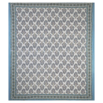 100% Cotton Jaipuri Printed Double Bedsheet with Two Pillow Covers - Image 2