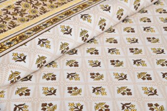 100% Cotton Jaipuri Printed Double Bedsheet with Two Pillow Covers - Image 3