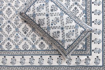 100% Cotton Jaipuri Printed Double Bedsheet with Two Pillow Covers - Image 3