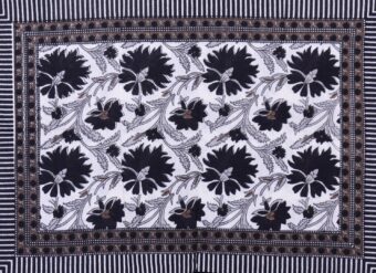 100% Cotton Jaipuri Printed Double Bedsheet with Two Pillow Covers - Image 3
