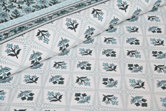100% Cotton Jaipuri Printed Double Bedsheet with Two Pillow Covers - Image 3
