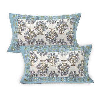 100% Cotton Jaipuri Printed Double Bedsheet with Two Pillow Covers - Image 5