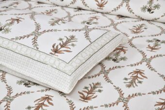 100% Cotton Jaipuri Printed Double Bedsheet with Two Pillow Covers - Image 3