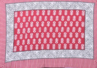 100% Cotton Jaipuri Printed Double Bedsheet with Two Pillow Covers - Image 3