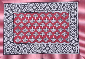 100% Cotton Jaipuri Printed Double Bedsheet with Two Pillow Covers - Image 2