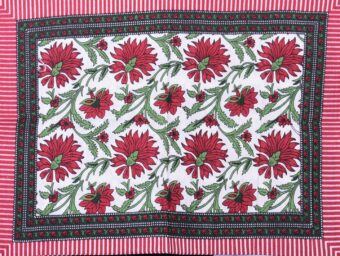 100% Cotton Jaipuri Printed Double Bedsheet with Two Pillow Covers - Image 3