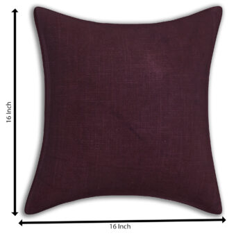 Single Solid Cotton Jute | Fancy Cushion Covers - Image 2