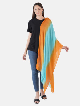 SOFT WOOL STOLE OMBRE - Image 5