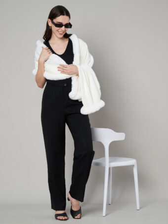 Women Faux fur on all four sides, STOLE