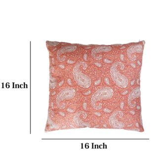 Single Reversible Printed Cotton Cushion Covers | Traditional Embroidered - Image 4
