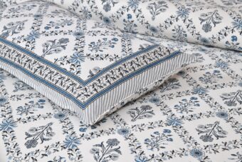 100% Cotton Jaipuri Printed Double Bedsheet with Two Pillow Covers - Image 4