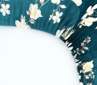 Flannel Winter Elastic Fitted Double Bed Bedsheet with 2 Pillow Covers - Image 4