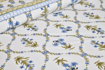 100% Cotton Jaipuri Printed Double Bedsheet with Two Pillow Covers - Image 4