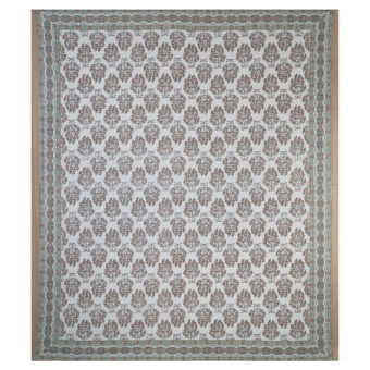 100% Cotton Jaipuri Printed Double Bedsheet with Two Pillow Covers - Image 2