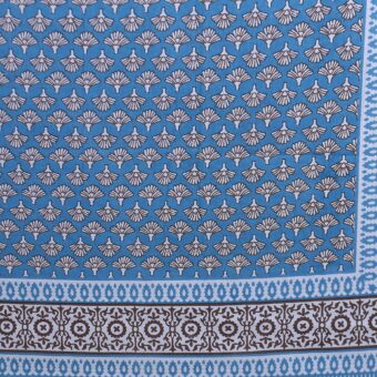 100% Cotton Jaipuri Printed Double Bedsheet with Two Pillow Covers - Image 3