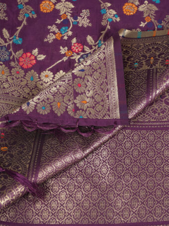 Women's Floral Silk Blend Dupatta - Image 6