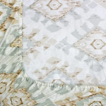 Cotton Elastic Fitted King Size Double Bedsheet - Image 5