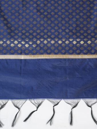 Woven Design Silk Blend Banarasi Dupatta with Zari - Image 6