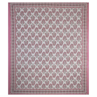 100% Cotton Jaipuri Printed Double Bedsheet with Two Pillow Covers - Image 2