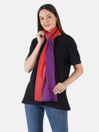 SOFT WOOL STOLE OMBRE - Image 2