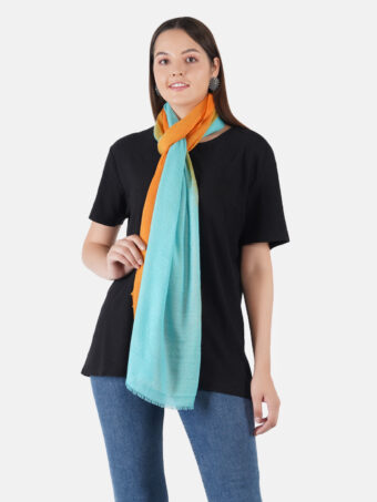 SOFT WOOL STOLE OMBRE - Image 2