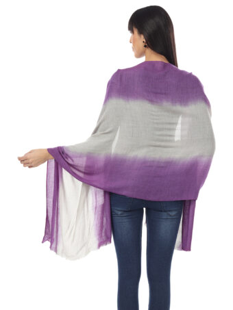 SOFT WOOL STOLE OMBRE - Image 2